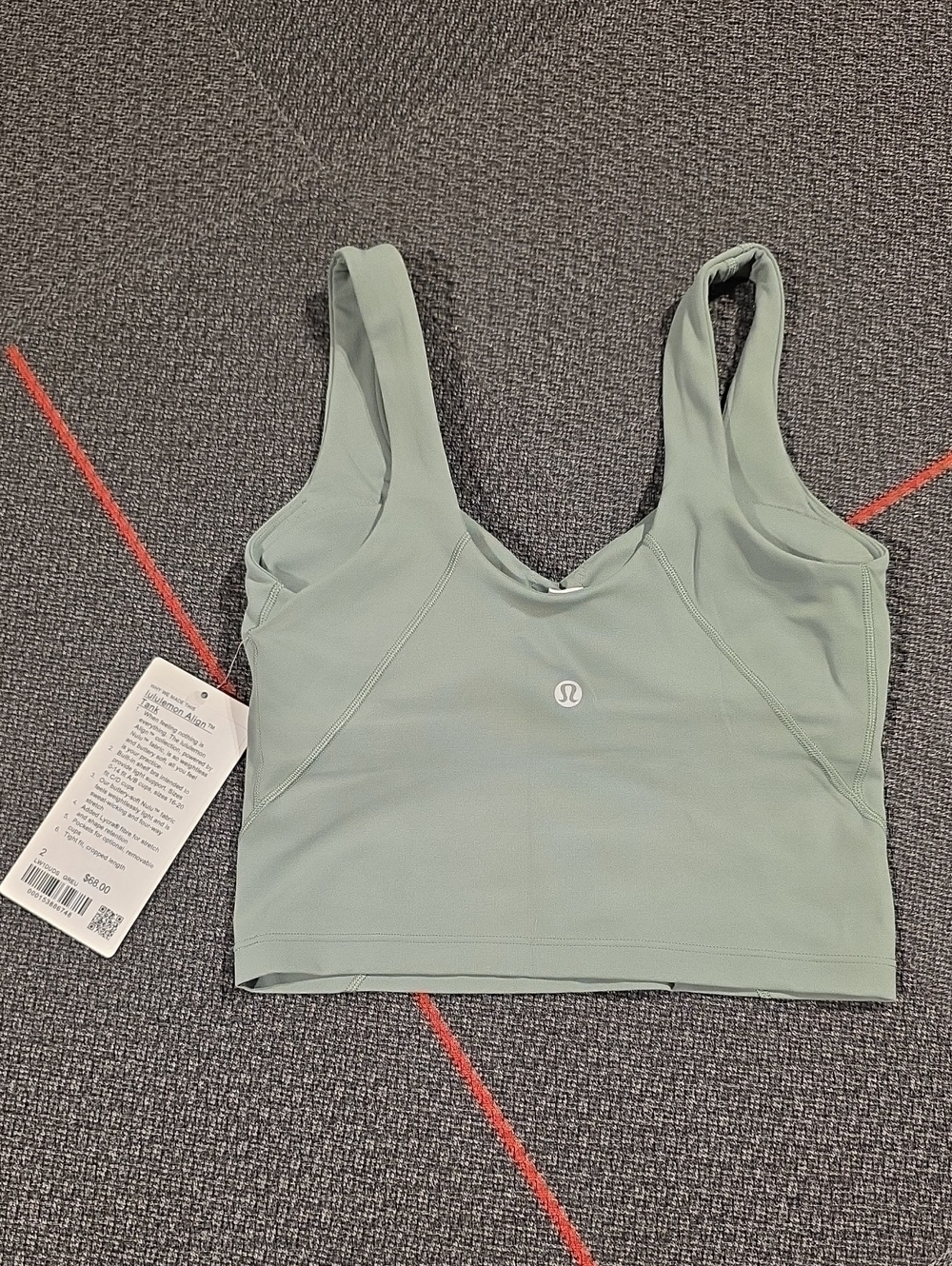 lululemon Align Tank In Grey Eucalyptus